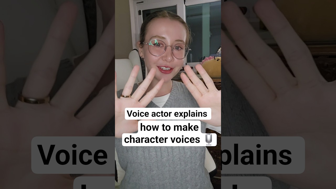 how to make character voices pt 1 #voiceactor #voiceacting #voiceover #voiceovertips