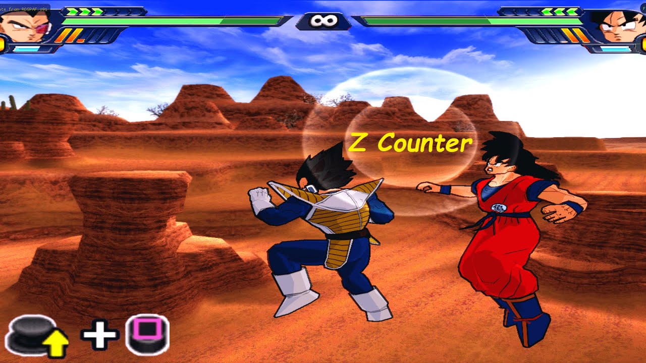 Poucos jogadores dominam a técnica e arte do Counter Z | Dragon Ball Z Budokai Tenkaichi 3