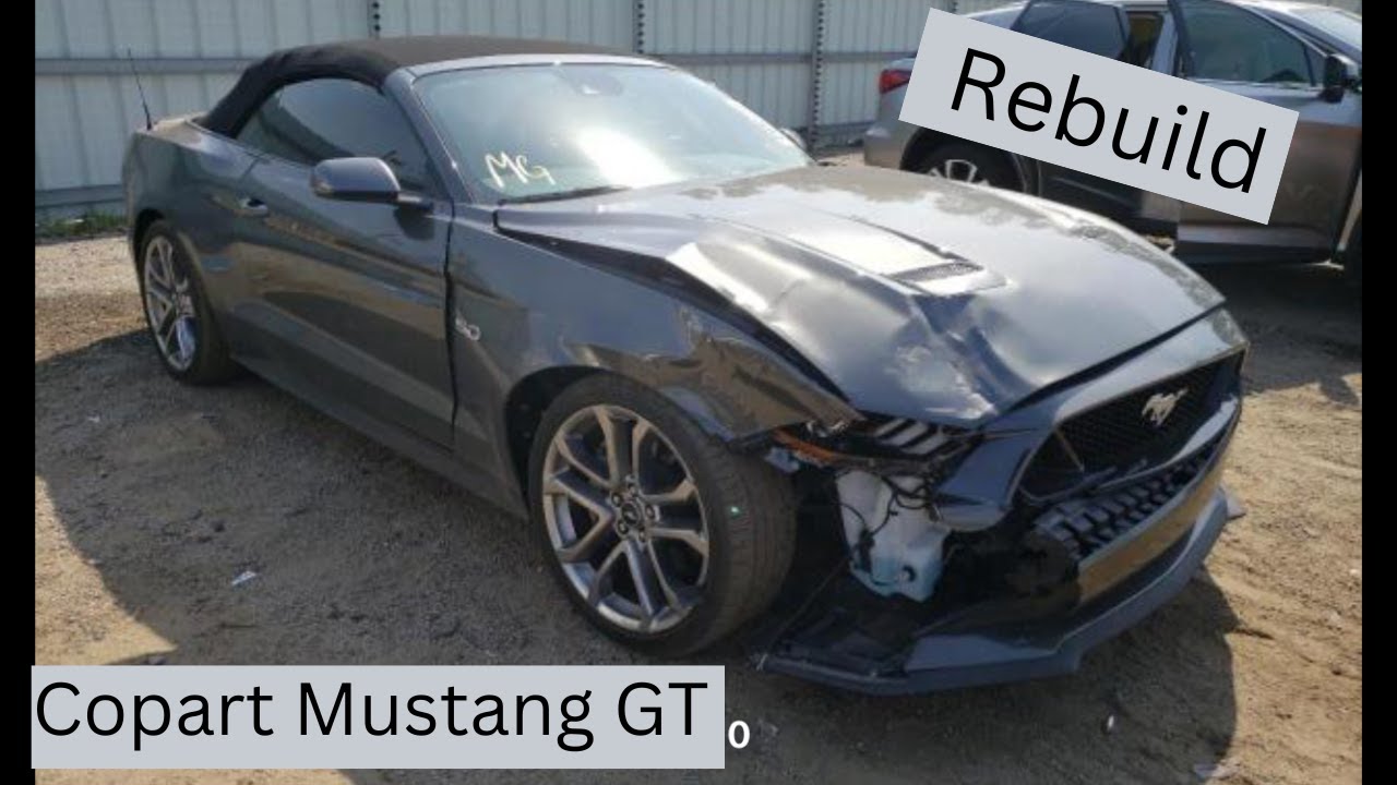 Rebuilding a 2019 Ford Mustang GT from COPART