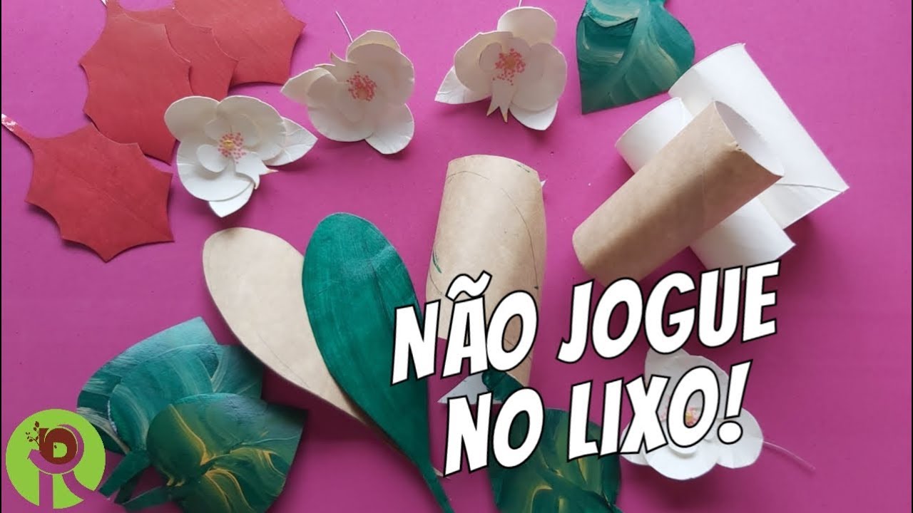 DIY | FLORES DE ROLO DE PAPEL HIGIÊNICO