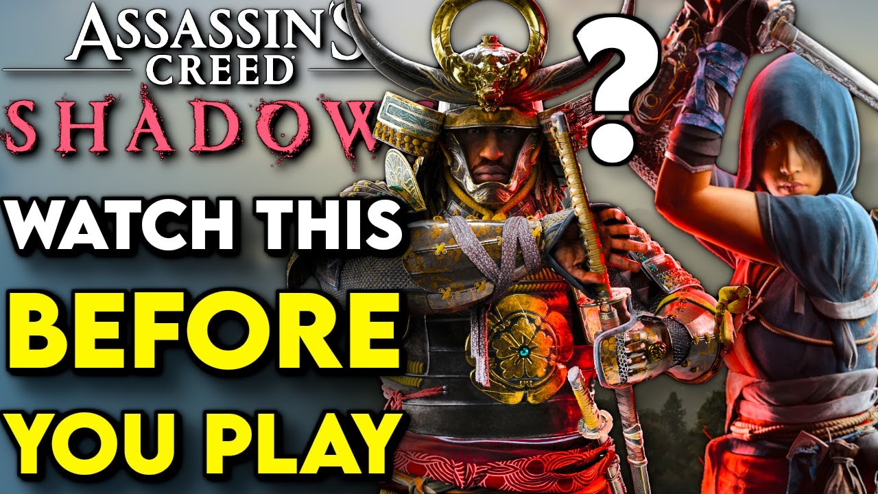Who Should You Play In Assassin's Creed Shadows? | Yasuke Vs Naoe Gear, Skills, Playstyle Breakdown