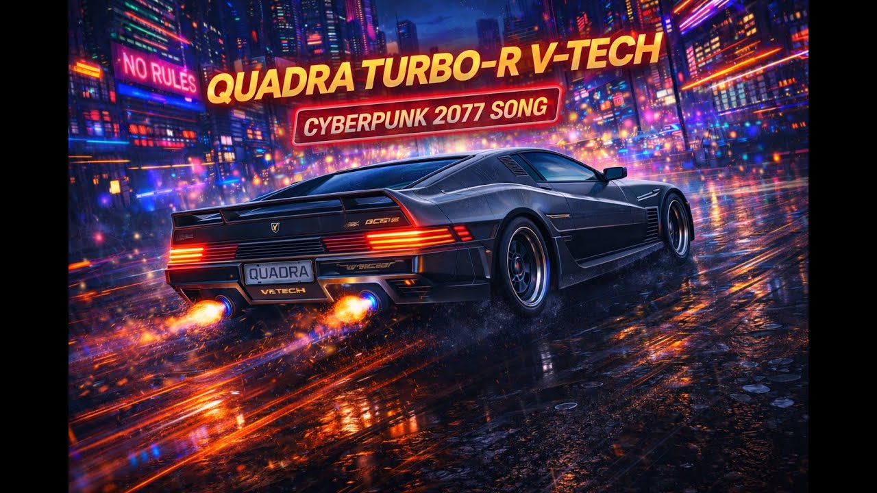 Cyberpunk Music for Game |  QUADRA TURBO-R V-TECH