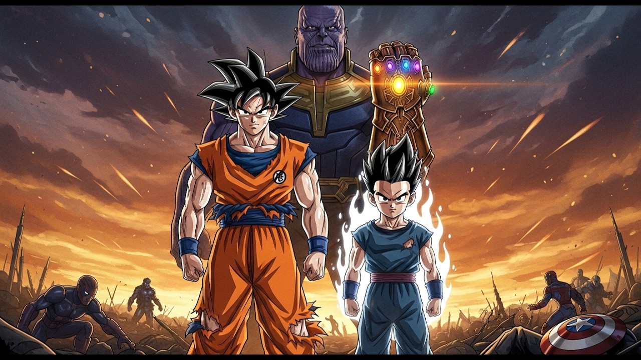What If Goku and Gohan Entered the Infinity War?