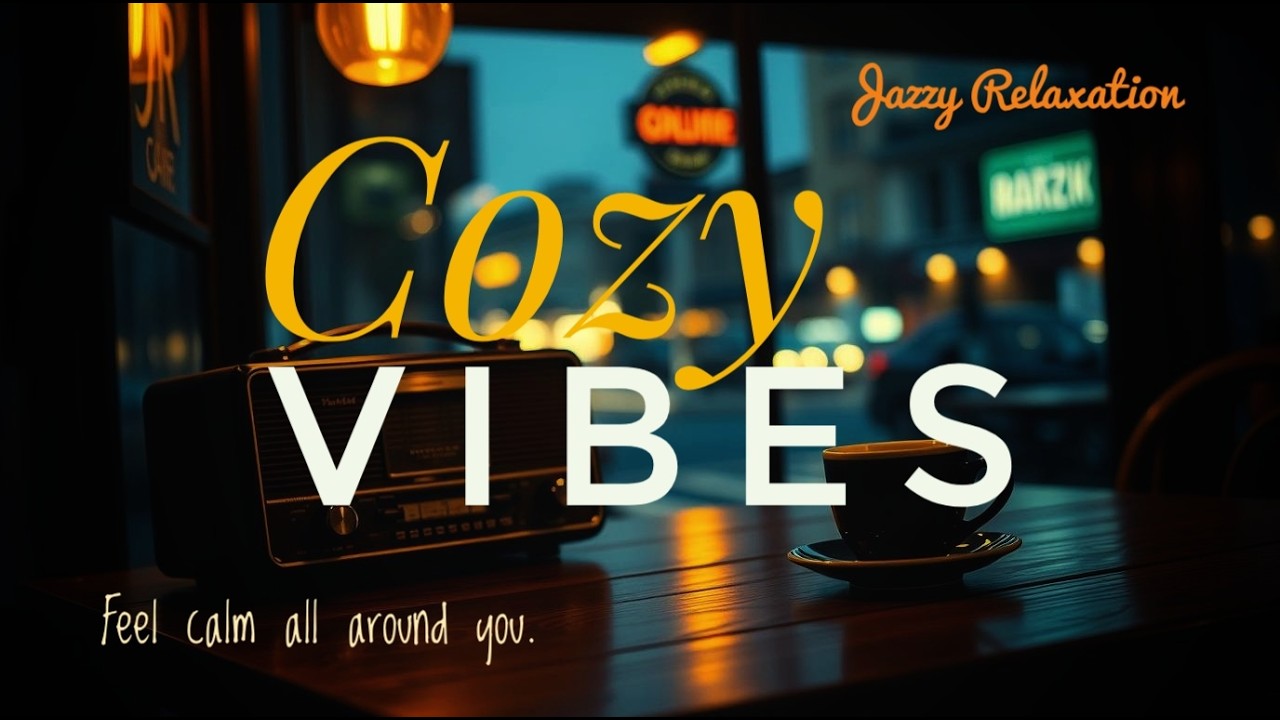 Cozy Vibes Jazz Lounge 🎶 Warm Sounds for Calm Moments