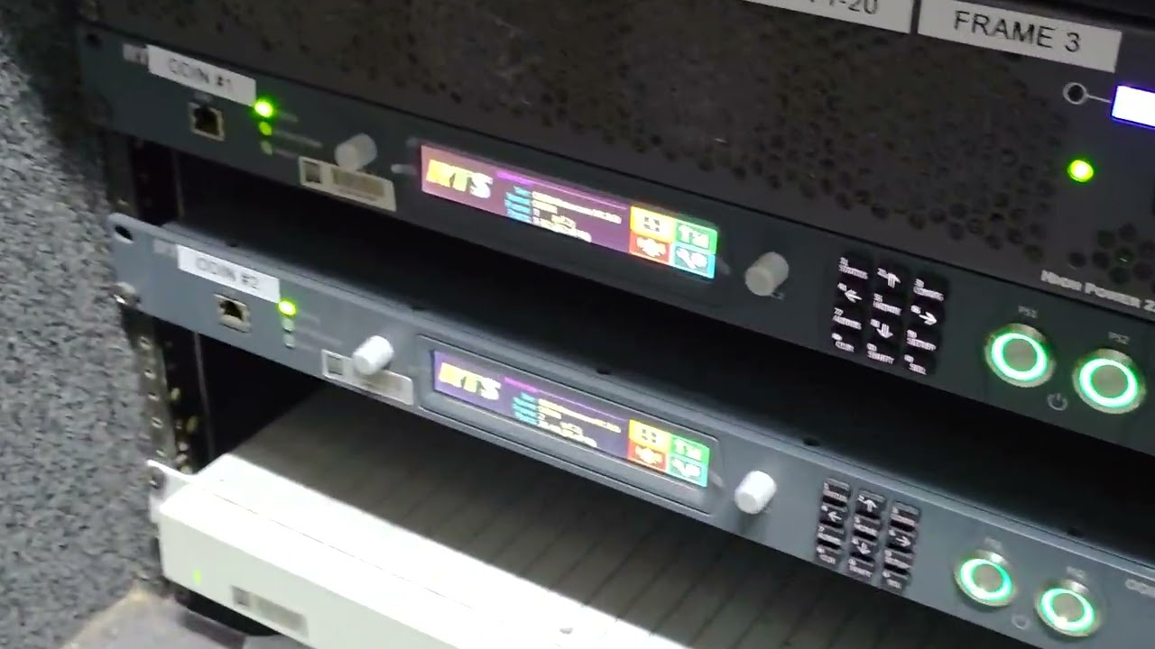 Tour of broadcast production truck for live sports TV
