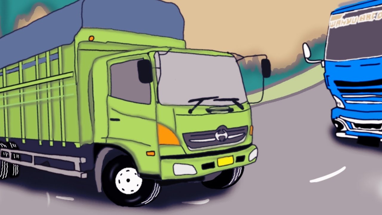truk fuso besar versi dempo #trukanimasi