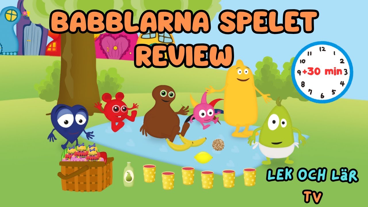 Babblarna app review - Vi spelar Babblarnas spel - Lek och Lär TV
