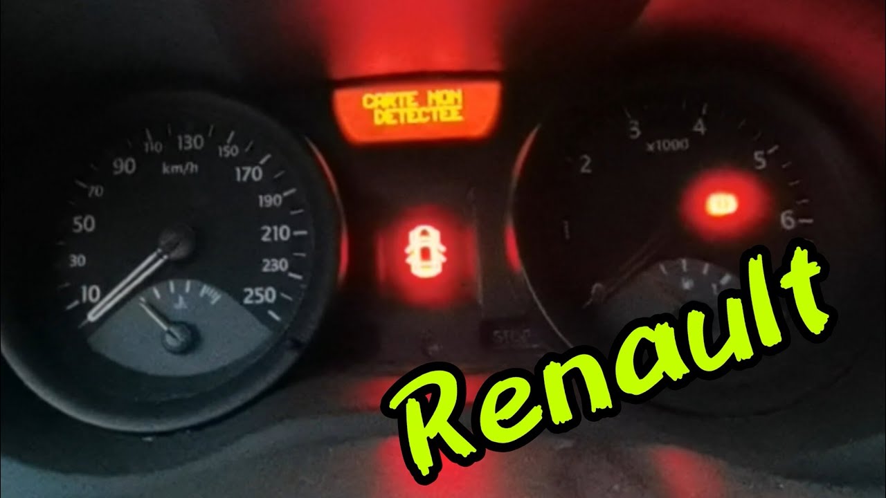 CARTE NON D&Eacute;TECT&Eacute;E RENAULT MEGANE