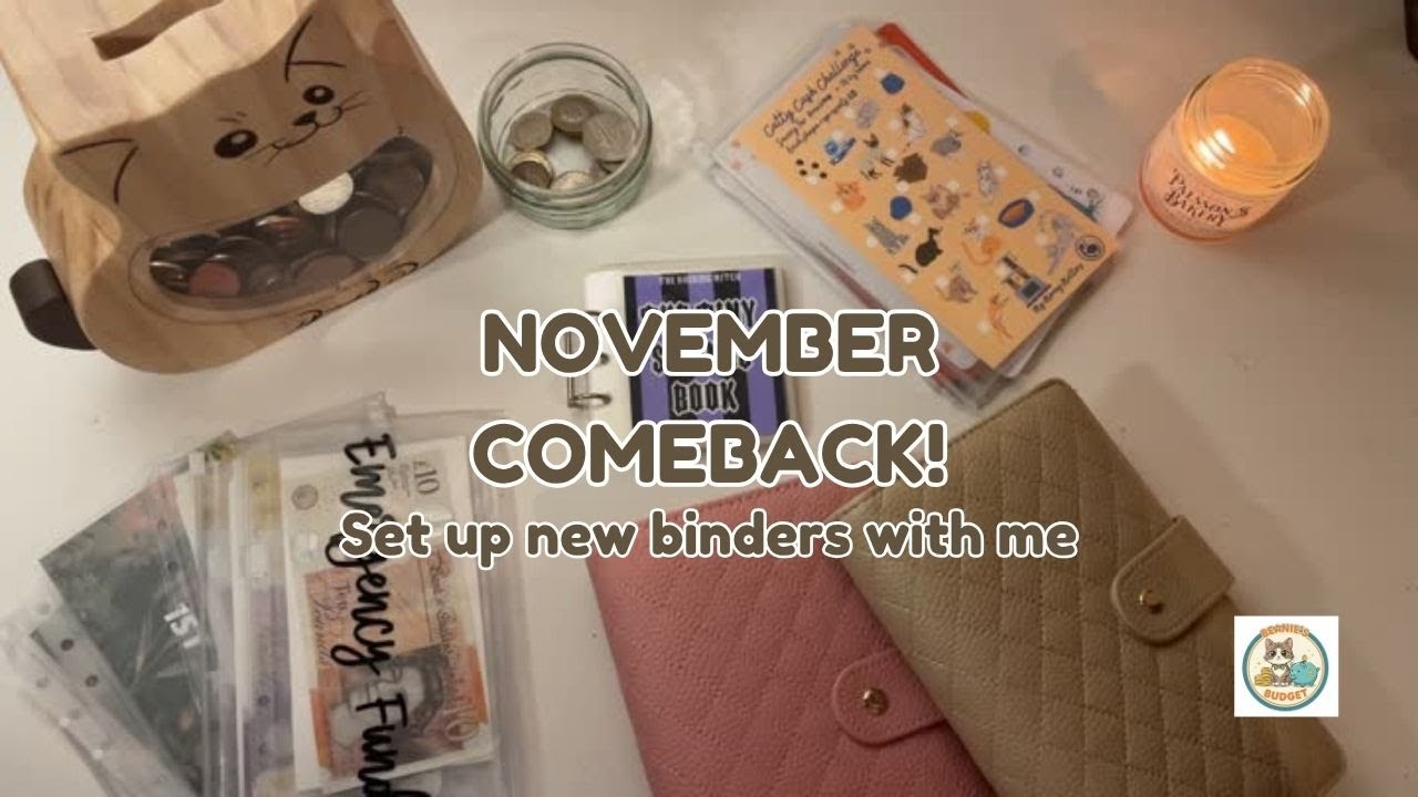 Set up my new binders with me!