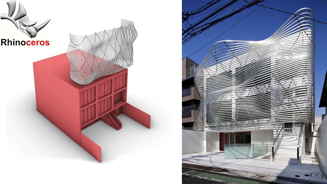 Wave Facade Design Rhino Grasshopper Tutorial