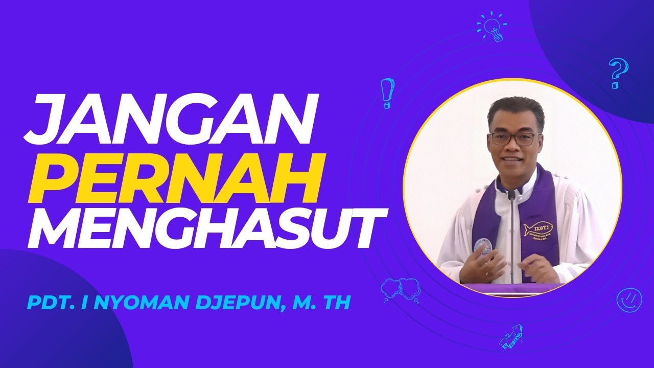 Khotbah Minggu III Prapaskah - Yohanes 7:25-36 | Pdt. I Nyoman Djepun, M.Th
