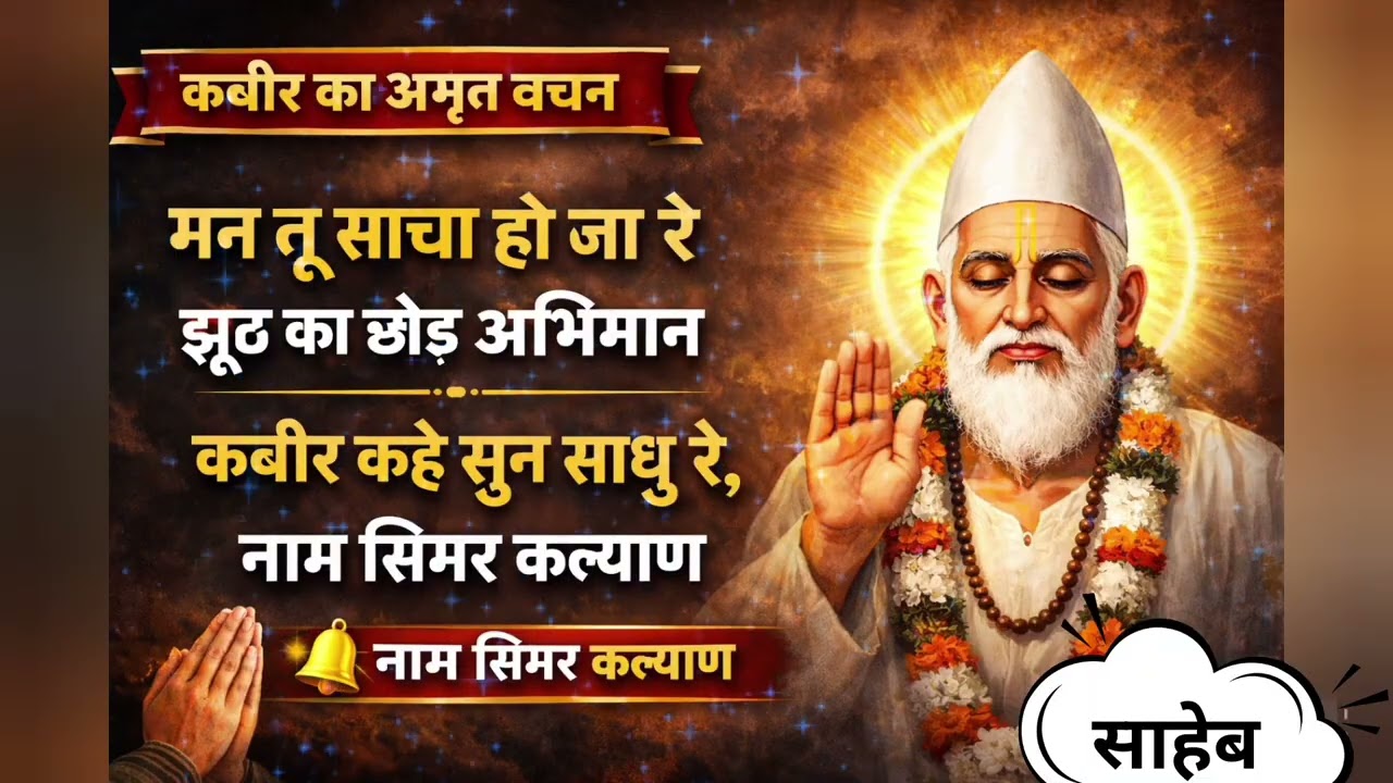 मन तू साचा हो जा रे 🙏 | कबीर दास जी का अमृत भजन | Kabir Das Bhajan