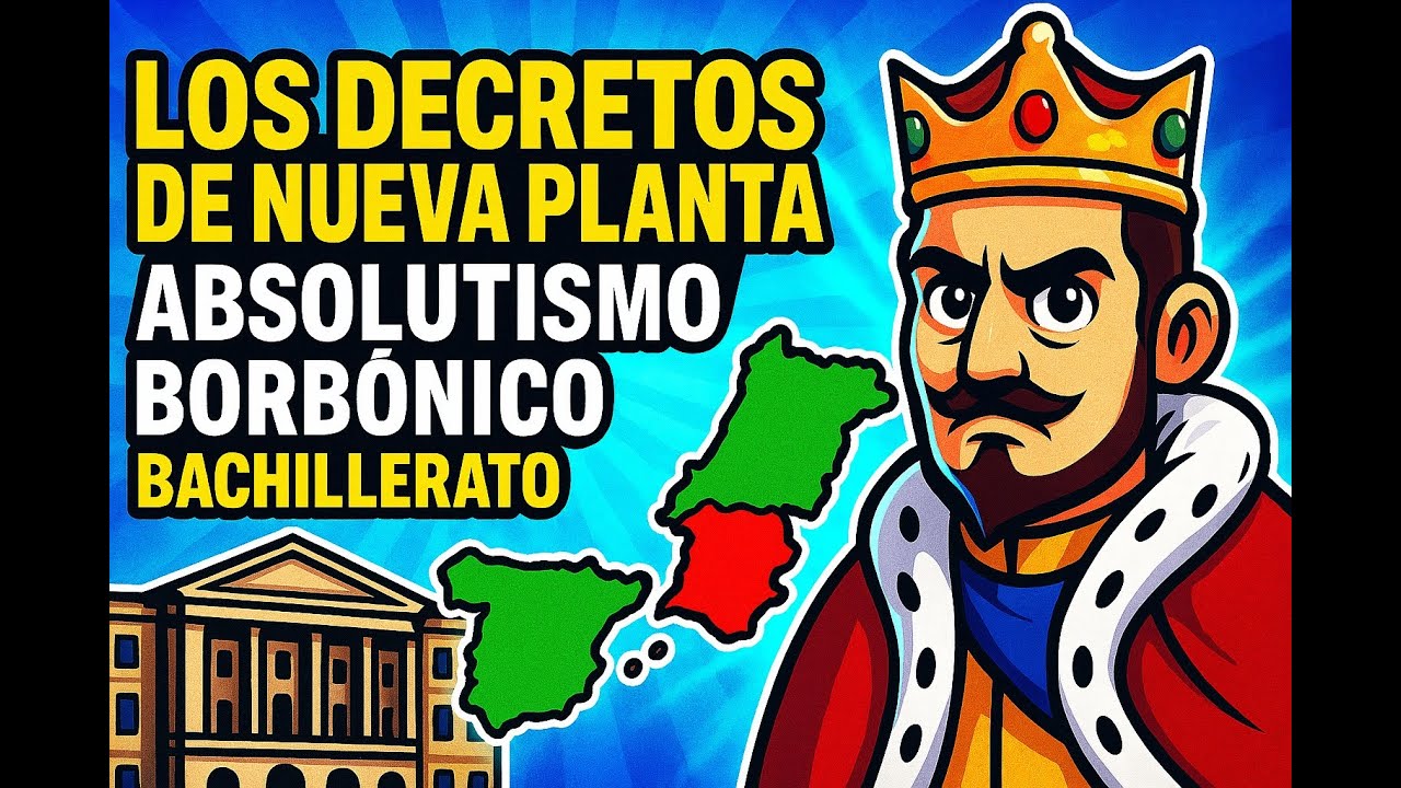 🇪🇸Decretos de Nueva Planta y Absolutismo Borbónico 👉 Explicación CLAVE para Bachillerato y PAU