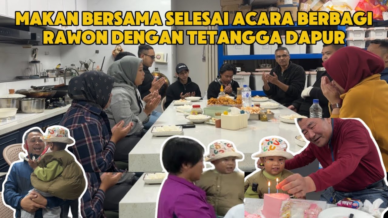 PAPA MERTUA HAPPY DATANG KE DAPUR SETELAH ACARA BERBAGI 