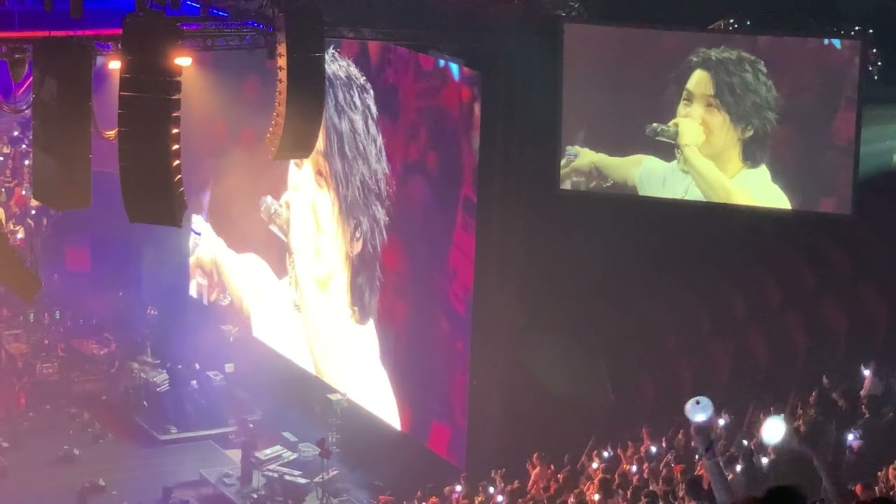 230510 D-Day, INTRO: Nevermind, The Last, HBD song for ARMY; SUGA of BTS D-Day World Tour LA Day 1