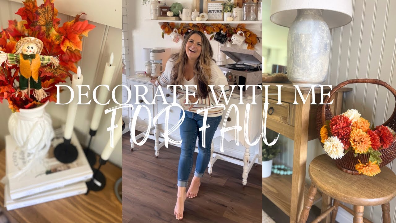 FALL DECORATE WITH ME 🍂 2025 | COZY FALL NIGHT 🍁 | FALL DECOR 2025 