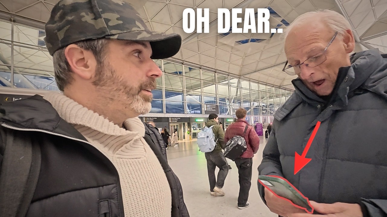 Сможет ли мой отец выдержать полноценный день цифрового путешествия? (Ryanair, EES, Wetherspoons ...