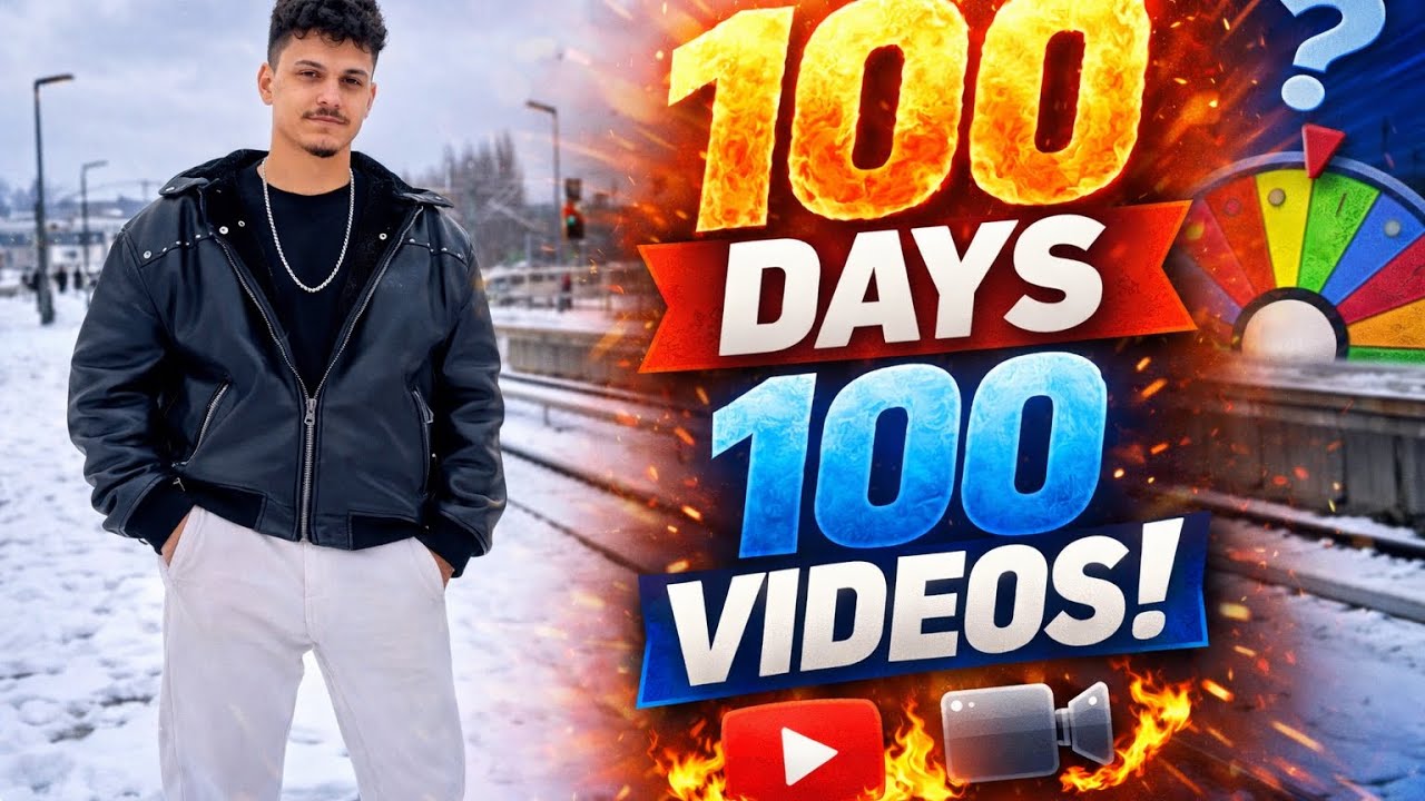 100 Days. 100 Videos. No Excuses. 🎥🔥