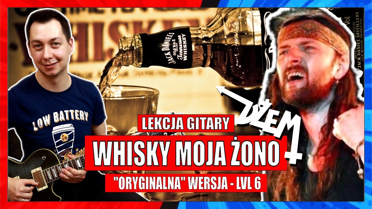 Jak zagrać Whisky na gitarze - Oryginalna aranżacja 🔥🔥🔥