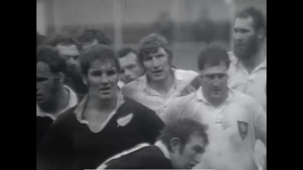 1973 France vs New Zealand Rugby NEW ZEALAND TOUR