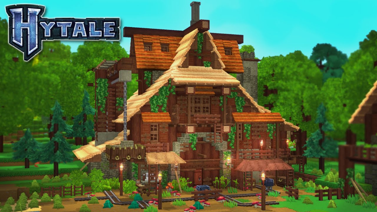 I Built The PERFECT Mine Entrance In HYTALE!