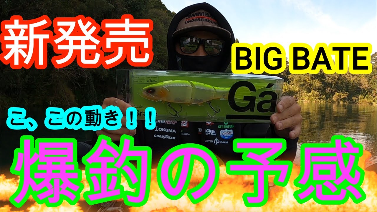 ガラパゴス社の『グレイス240F』を入手！BIG BAIT好きは堪らん！こ、この動き！！素晴らしい！！【バス釣り】