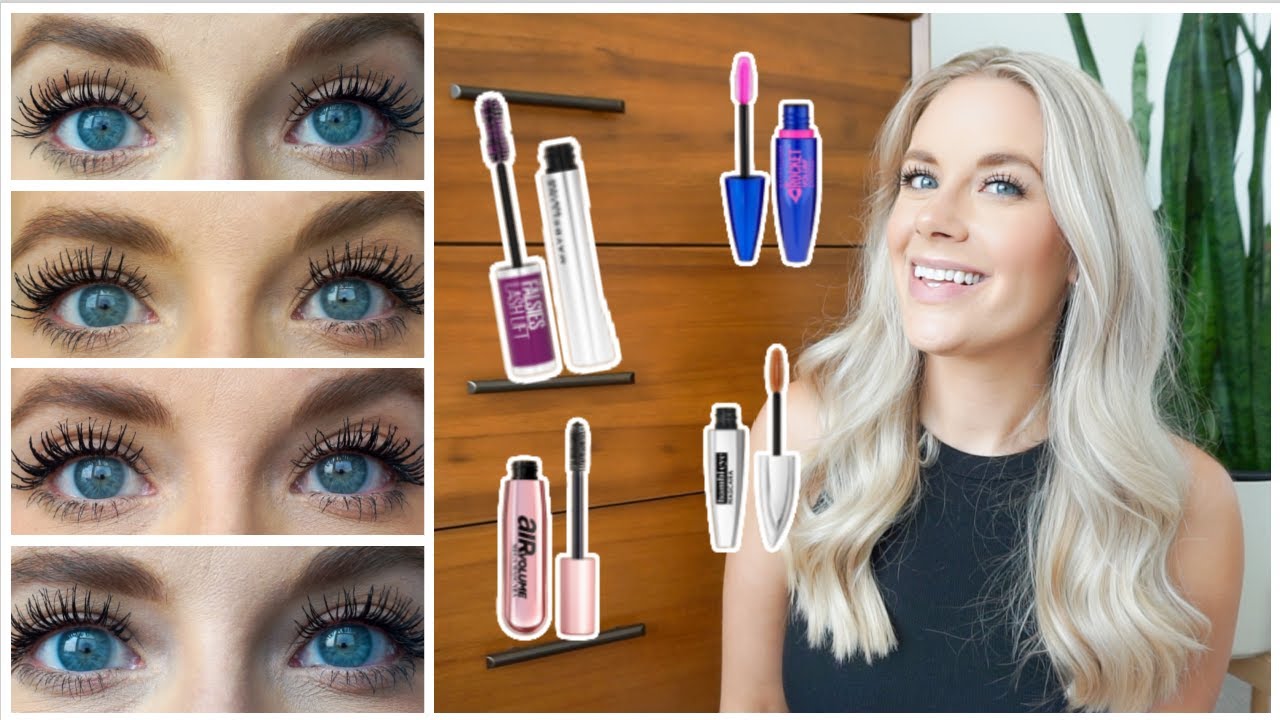 THE BEST DRUGSTORE MASCARA SHOWDOWN | LOREAL BAMBI EYES | MAYBELLINE FALSIES LASH LIFT | AIR VOLUME
