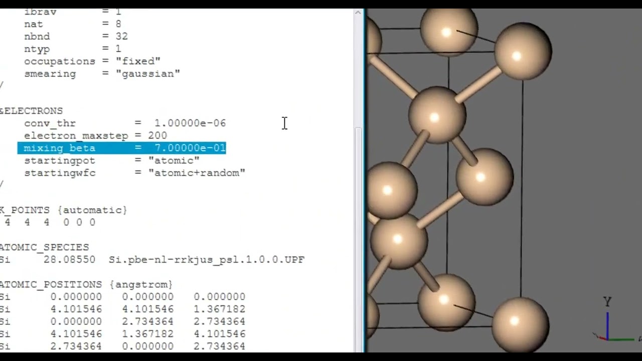 SCF Calculations using BURAI GUI for Quantum ESPRESSO   TUTORIAL #4