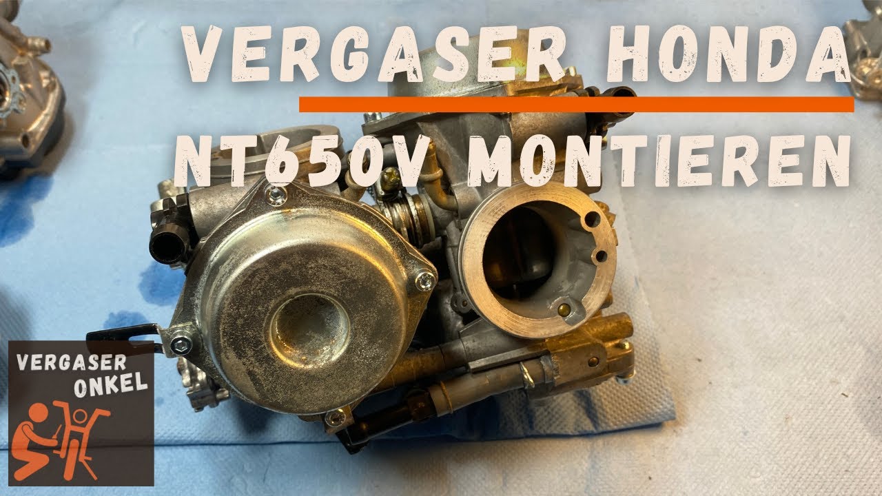 Vergaser Honda NT650V Deauville montieren, ausführlich erklärt vom Vergaseronkel