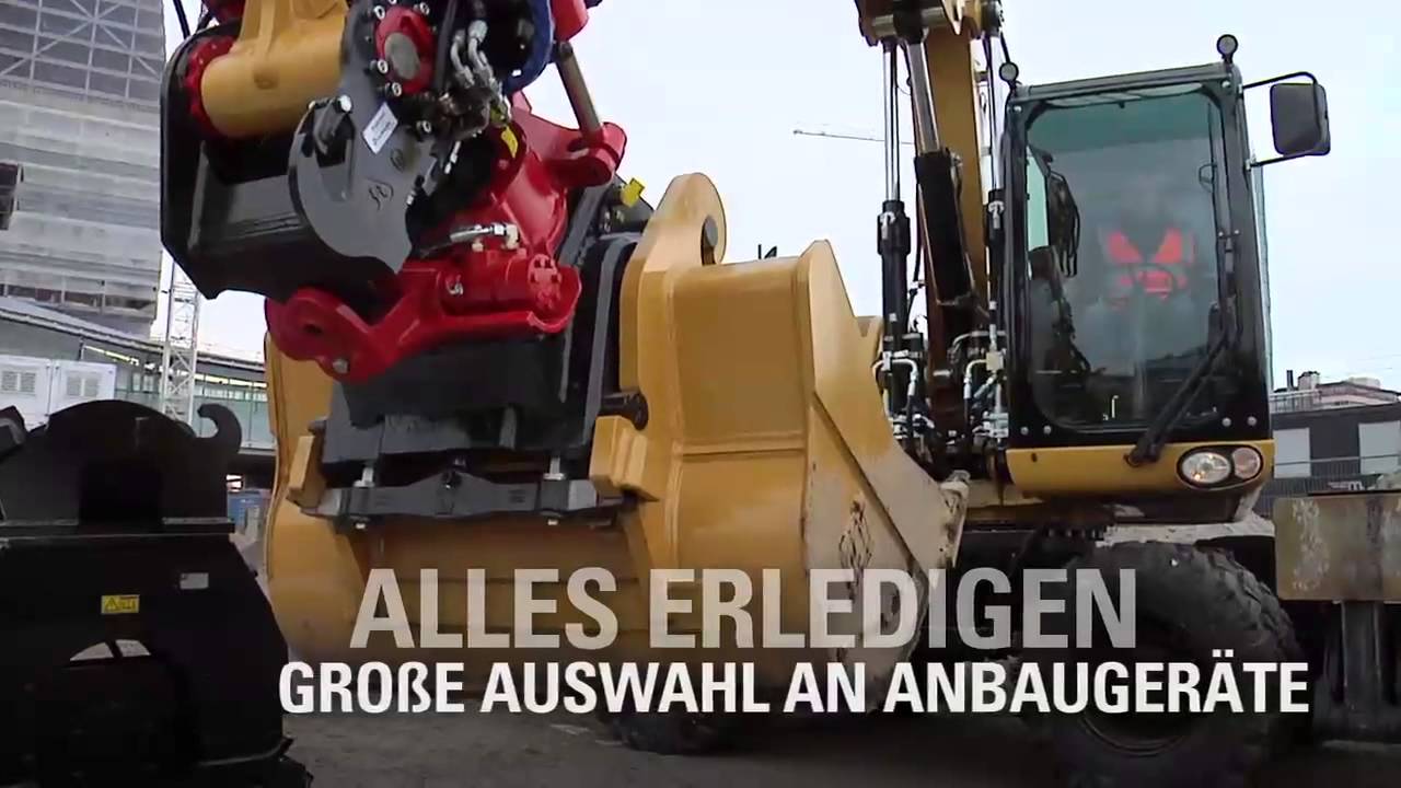 Cat Wheeled Excavator - Four Wheels, Infinite Possibilities (German)