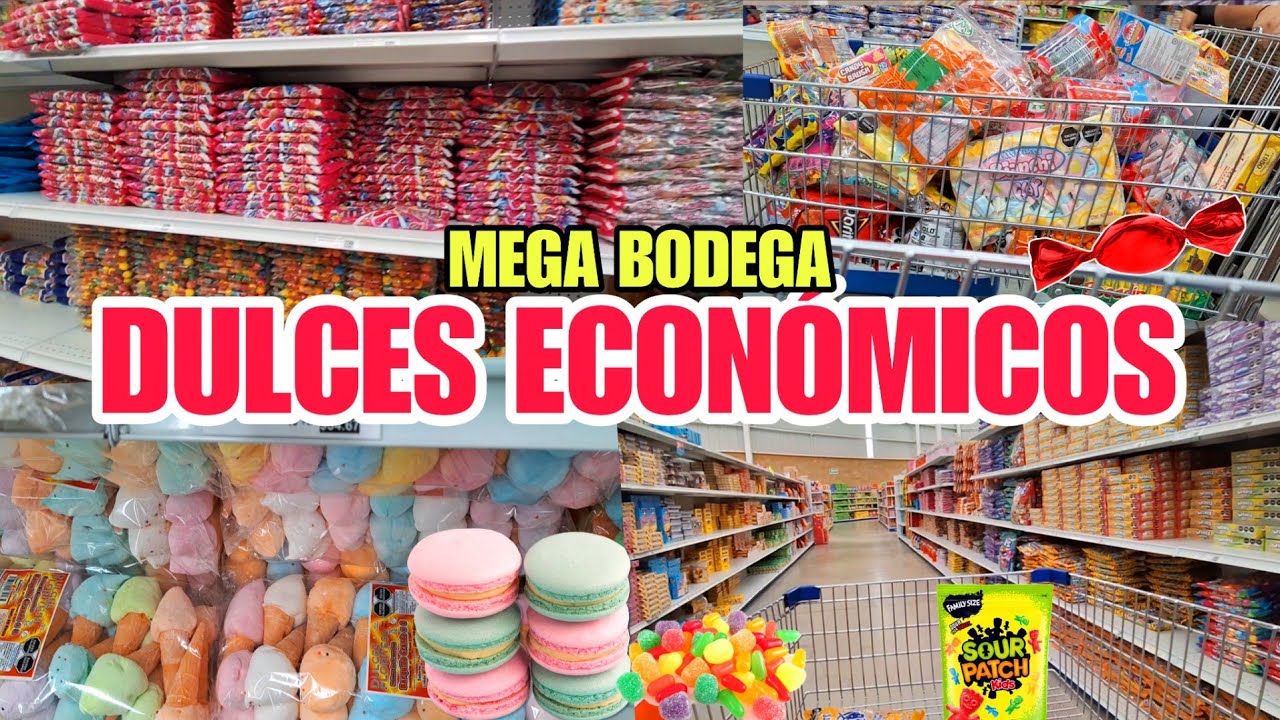 Así es LA MEGA DULCERÍA MÁS BARATA DE MÉXICO, PRECIOS BAJOS FRITURAS, DULCES, GALLETAS, CHOCOLATES