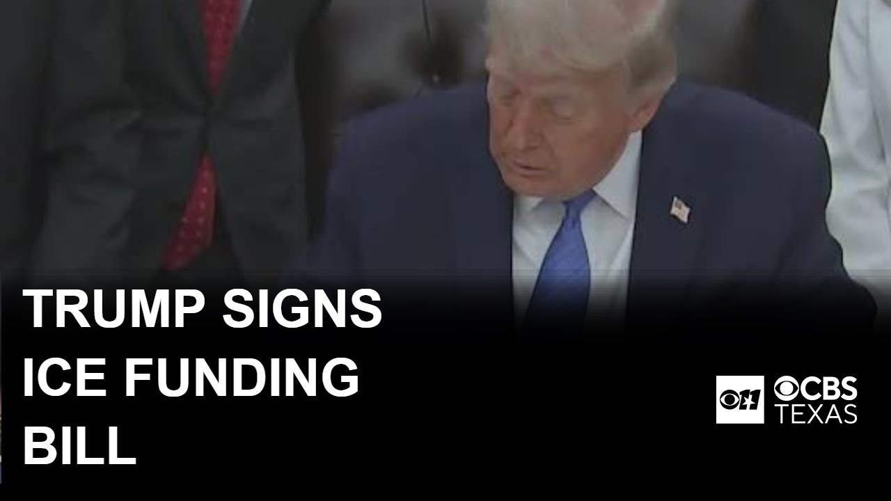 Trump signs $70 billion ICE funding bill