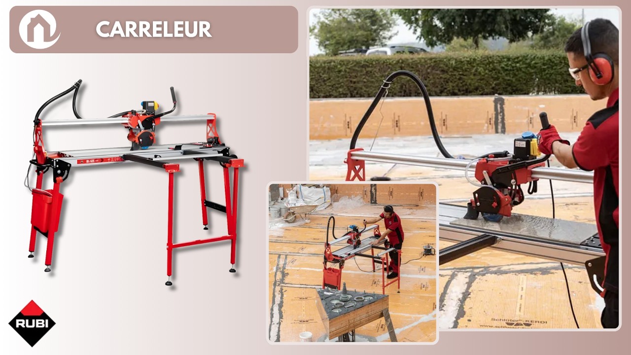 Coupe carrelage électrique DL-125 Rubi | Krenobat