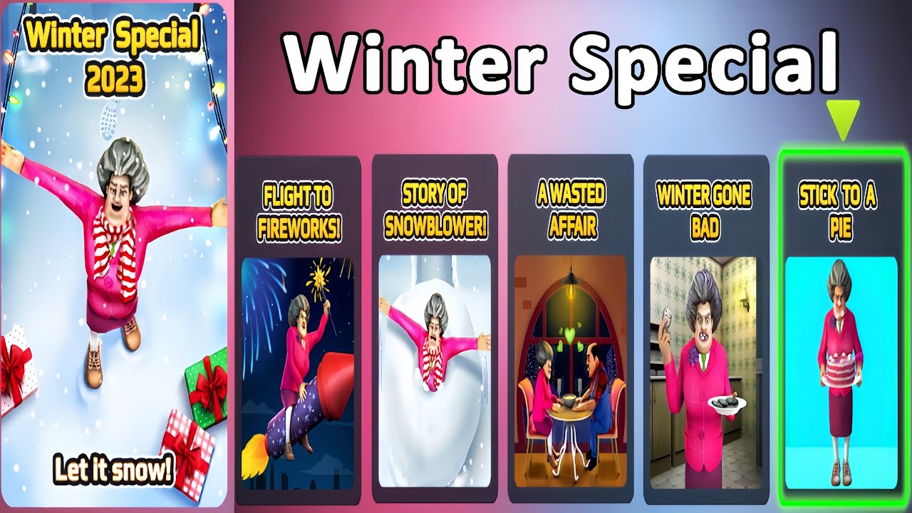 Scary Teacher Winter Special 2023 ❄️ | All Levels Gameplay | Level 1 to 7