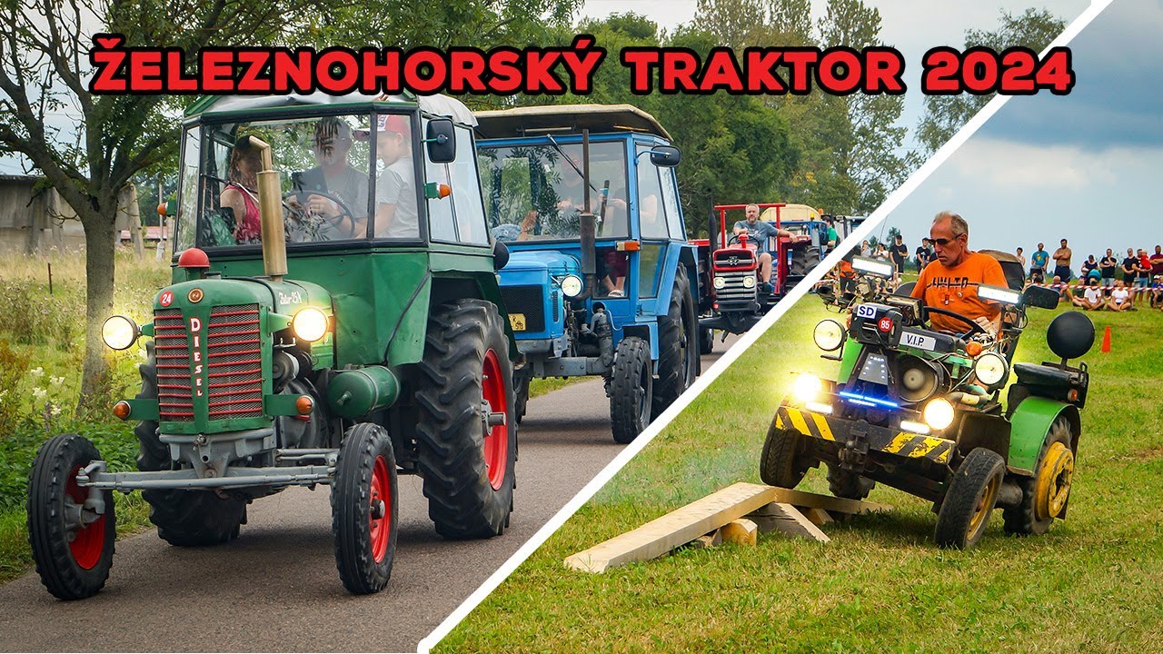 ŽELEZNOHORSKÝ TRAKTOR 2024 - Oficiální video sestřih (traktoriáda Žďárec u Seče)