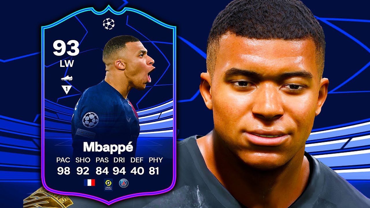 93 TOTGS Mbappe Player Review - EA FC 24