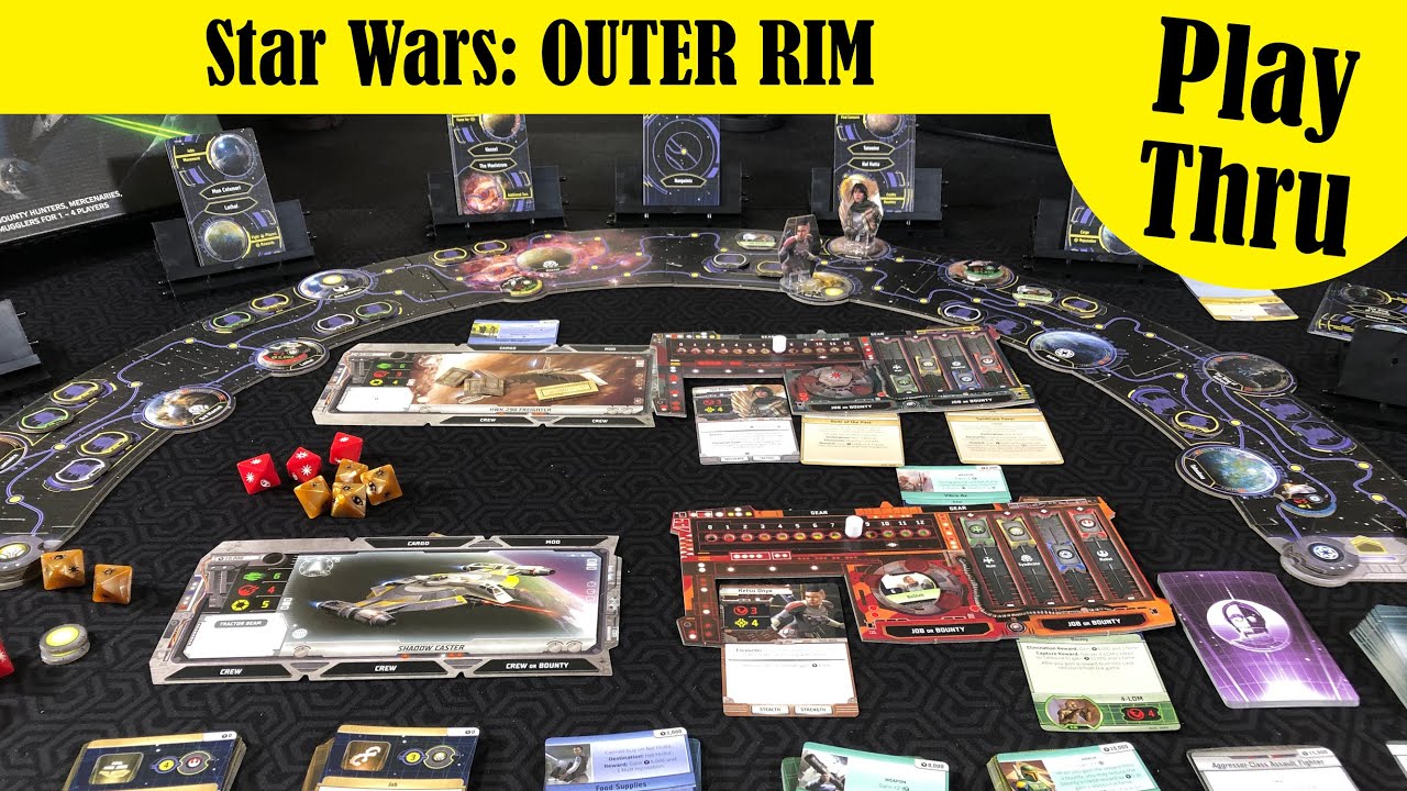 STAR WARS: OUTER RIM - Solo Game Play Thru