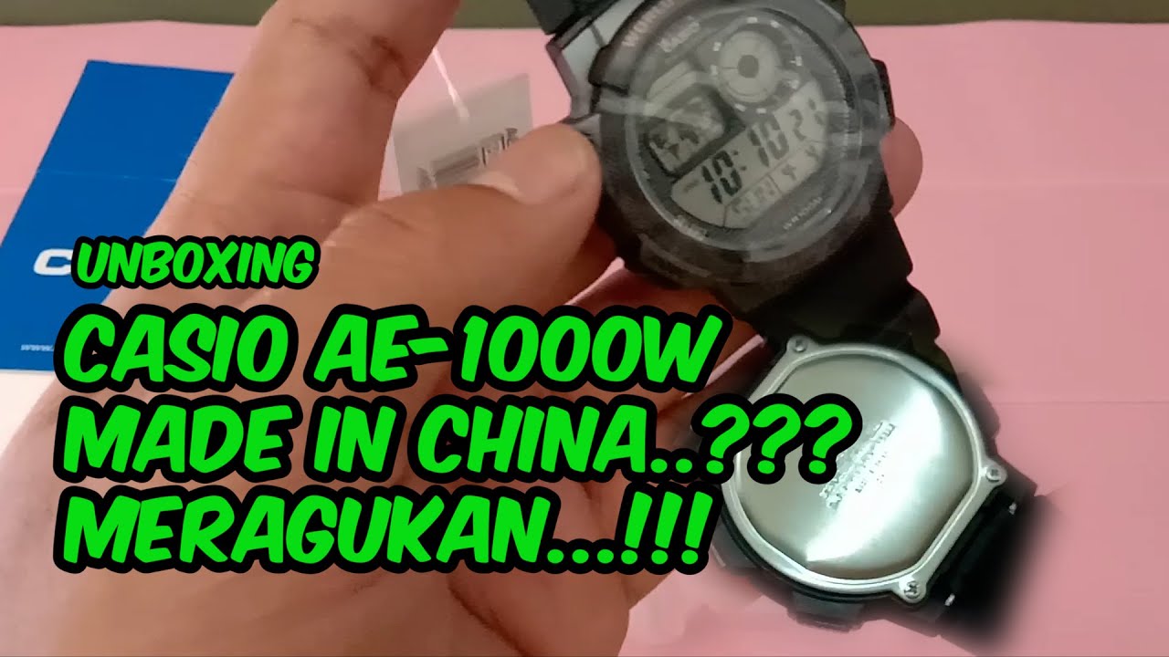 REVIEW,  dan UNBOXING Jam Tangan CASIO AE-1000W