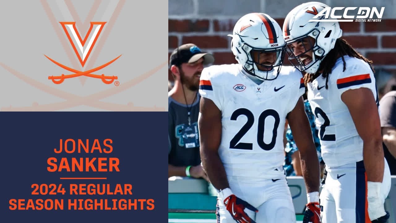 Jonas Sanker 2024 Regular Season Highlights | Virginia DB