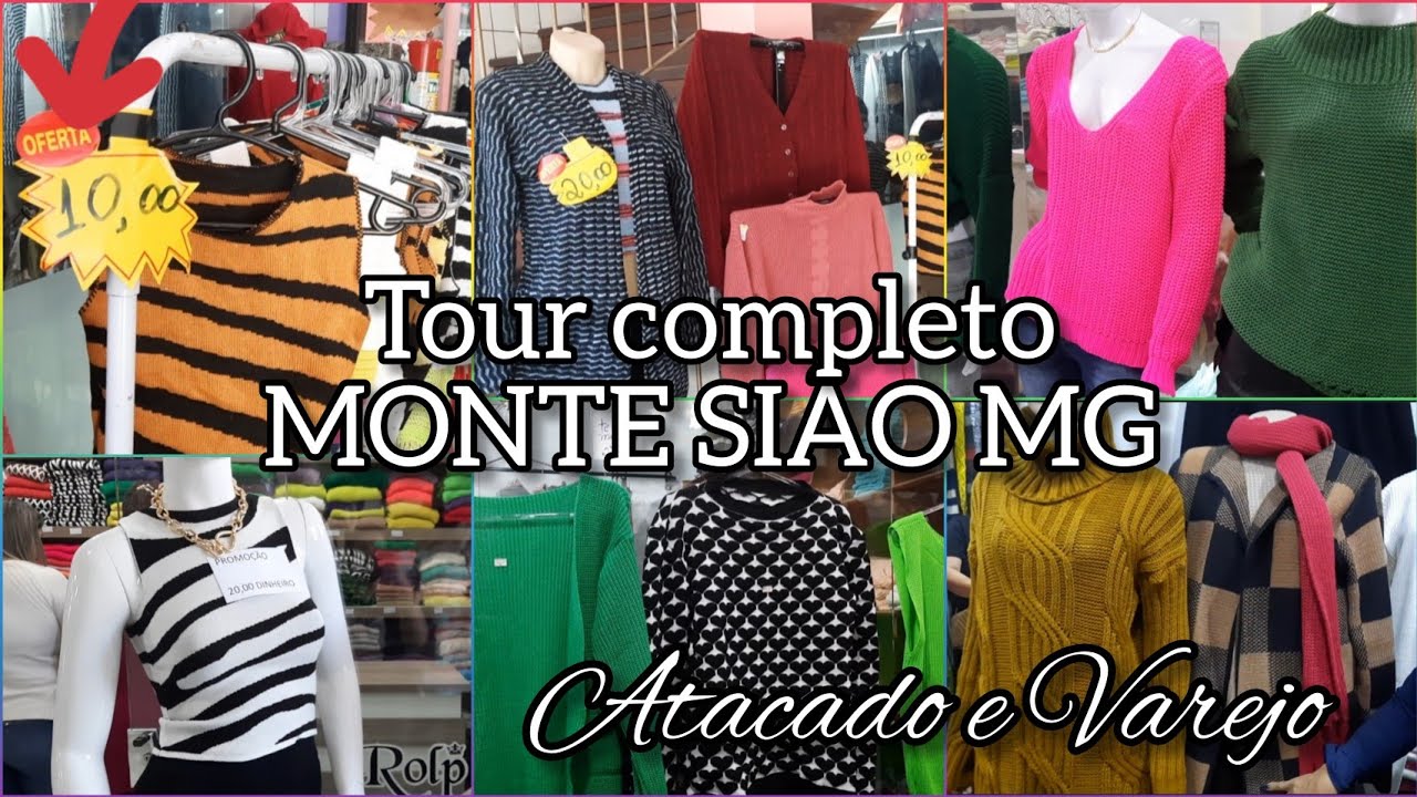 TOUR COMPLETO MONTE SIÃO MG/Encontrei no Atacado e varejo/Preços e cartão da loja.