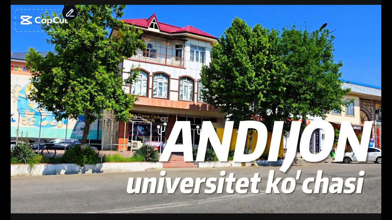 Andijon shahri. Universitet ko'chasi Город Андижан, улица Университет 2025