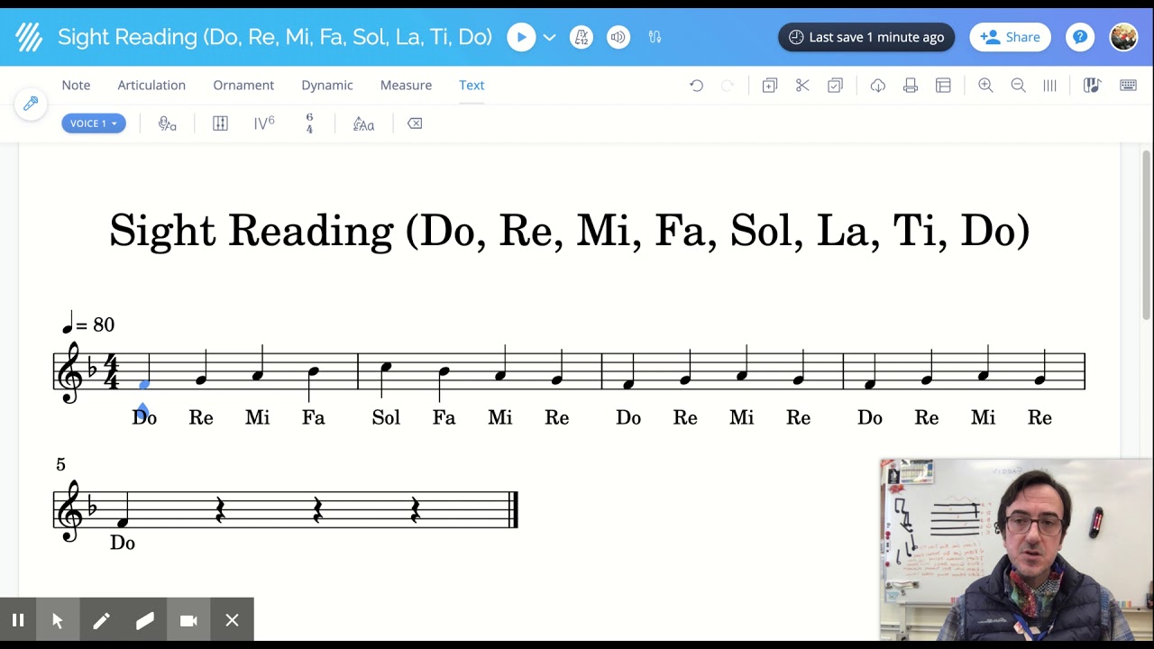 Sight Reading (Do, Re, Mi, Fa, Sol, La, Ti, Do) - Flat