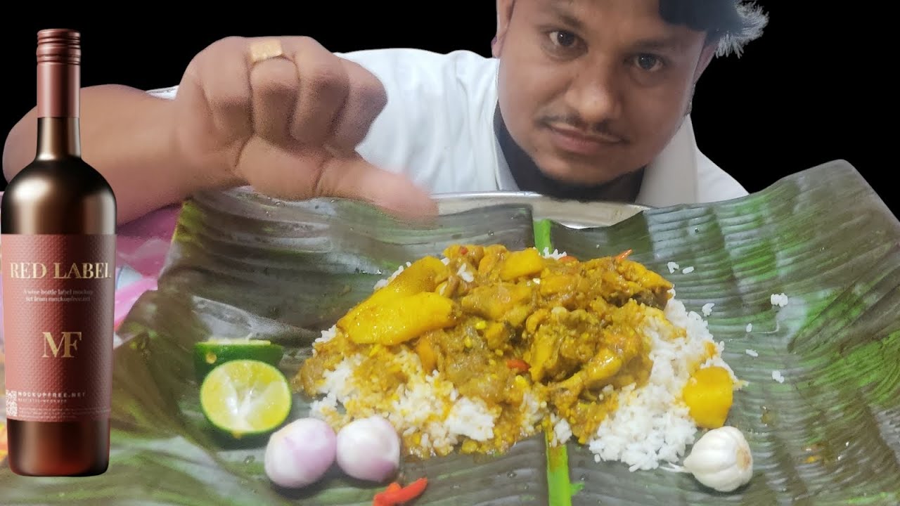 2Kg rice wid chicken, assamese style chicken curry 🐓🐓lajavab 👌👌#darrangfoodvloggerbikash