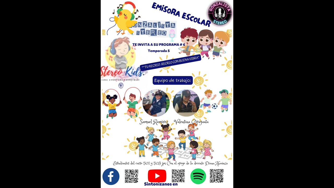 STEREO KIDS # 6 TEMPORADA 5 TU RECREO  CON BUENA VIBRA