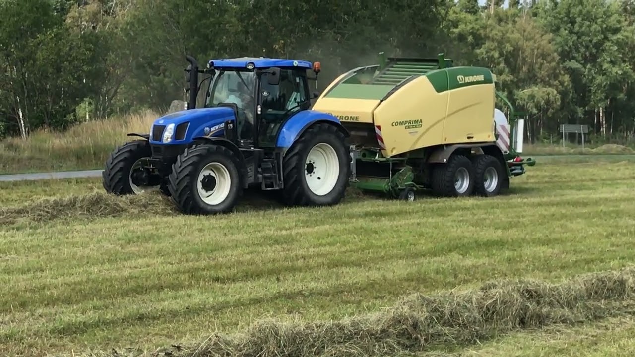 Rundbalspressning #comprima#newholland 