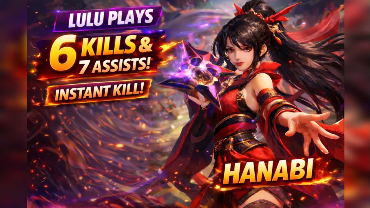6 kills and 7 assists with the Marksman Hanabi in a solo ranked match | Watch the full gameplay