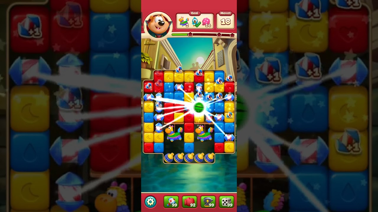Toon Blast-Level 1178 NO BOOSTERS #toonblast #toonblastlevel #shortsgame