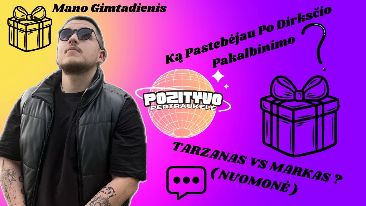 Mano Gimtadienis/Reflektavimas Į Mūsų Su Dirksčiu Video/Tarzanas VS Markas ?