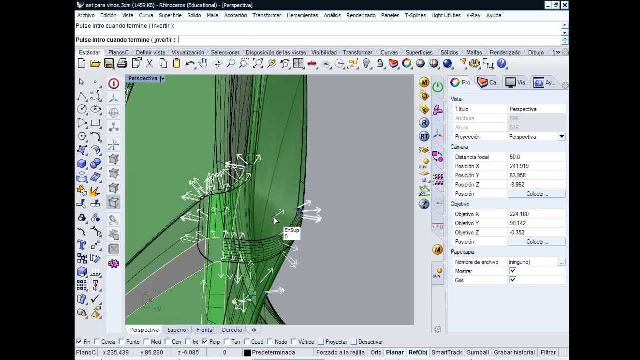 Rhinoceros 3D - Arreglar empalmes mal hechos y con bordes desnudos.