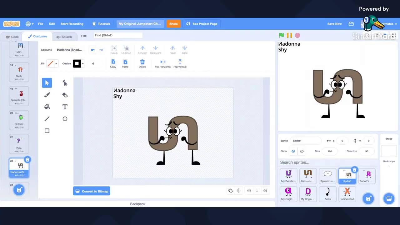 Creating My Original Jumpstart Lowercase Letters
